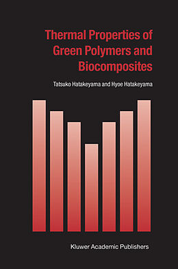 Couverture cartonnée Thermal Properties of Green Polymers and Biocomposites de Hyoe Hatakeyama, Tatsuko Hatakeyama