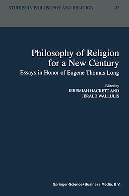 Couverture cartonnée Philosophy of Religion for a New Century de 