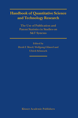 Couverture cartonnée Handbook of Quantitative Science and Technology Research de 