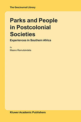 Kartonierter Einband Parks and People in Postcolonial Societies von M. Ramutsindela