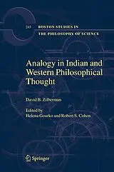 Kartonierter Einband Analogy in Indian and Western Philosophical Thought von David B. Zilberman