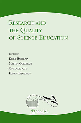 Couverture cartonnée Research and the Quality of Science Education de 