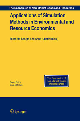 Couverture cartonnée Applications of Simulation Methods in Environmental and Resource Economics de 