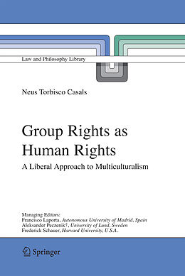 Couverture cartonnée Group Rights as Human Rights de Neus Torbisco Casals