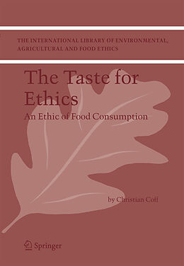 Couverture cartonnée The Taste for Ethics de Christian Coff