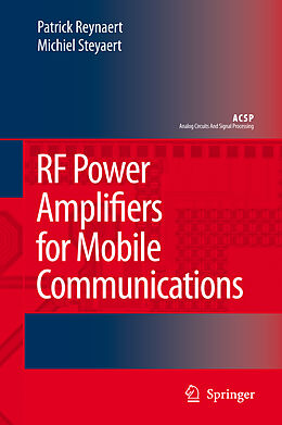 Couverture cartonnée RF Power Amplifiers for Mobile Communications de Michiel Steyaert, Patrick Reynaert