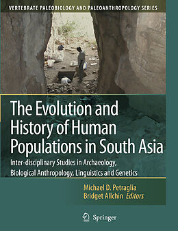 Couverture cartonnée The Evolution and History of Human Populations in South Asia de 