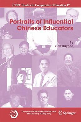 Couverture cartonnée Portraits of Influential Chinese Educators de Ruth Hayhoe