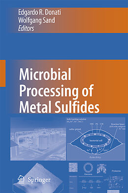 Couverture cartonnée Microbial Processing of Metal Sulfides de 
