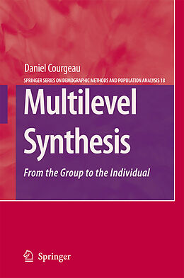 Couverture cartonnée Multilevel Synthesis de Daniel Courgeau
