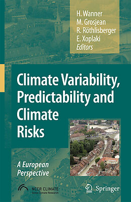 Couverture cartonnée Climate Variability, Predictability and Climate Risks de 