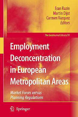 Couverture cartonnée Employment Deconcentration in European Metropolitan Areas de 