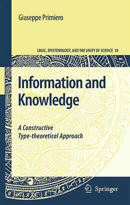 Kartonierter Einband Information and Knowledge von Giuseppe Primiero