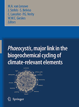 Couverture cartonnée Phaeocystis, major link in the biogeochemical cycling of climate-relevant elements de 