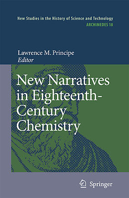 Couverture cartonnée New Narratives in Eighteenth-Century Chemistry de 