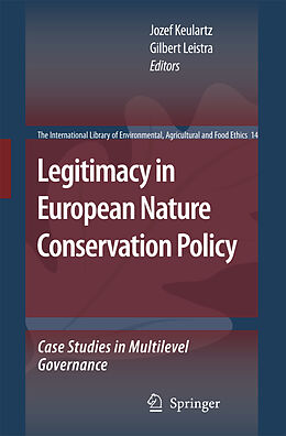 Couverture cartonnée Legitimacy in European Nature Conservation Policy de 