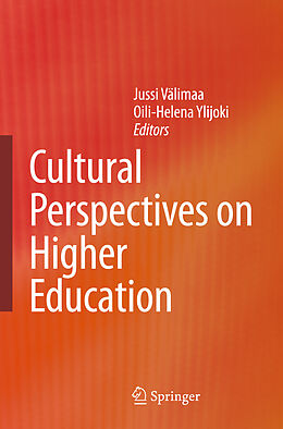 Kartonierter Einband Cultural Perspectives on Higher Education von 