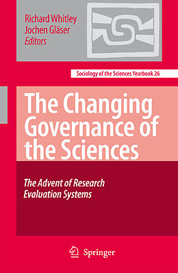 Couverture cartonnée The Changing Governance of the Sciences de 