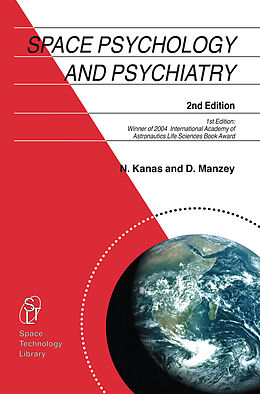 Couverture cartonnée Space Psychology and Psychiatry de Dietrich Manzey, Nick Kanas