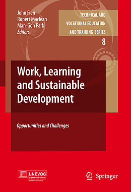 Couverture cartonnée Work, Learning and Sustainable Development de 