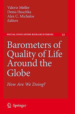 Couverture cartonnée Barometers of Quality of Life Around the Globe de 