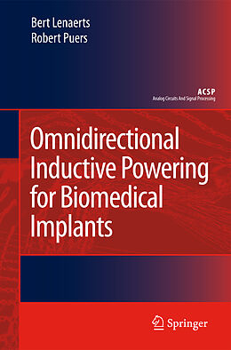 Couverture cartonnée Omnidirectional Inductive Powering for Biomedical Implants de Robert Puers, Bert Lenaerts