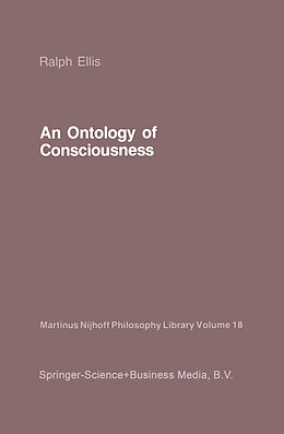 Couverture cartonnée An Ontology of Consciousness de R. Ellis