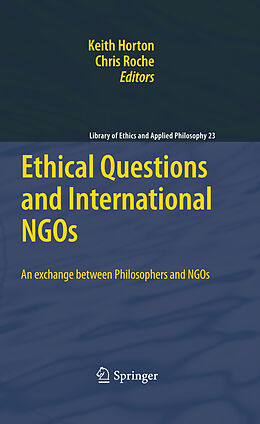 Livre Relié Ethical Questions and International NGOs de 