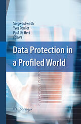 eBook (pdf) Data Protection in a Profiled World de Serge Gutwirth, Yves Poullet, Paul De Hert