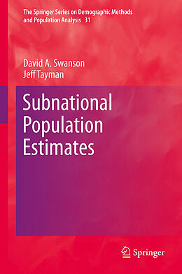Fester Einband Subnational Population Estimates von Jeff Tayman, David A. Swanson
