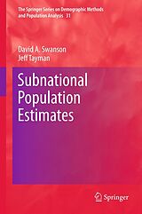 eBook (pdf) Subnational Population Estimates de David A. Swanson, Jeff Tayman