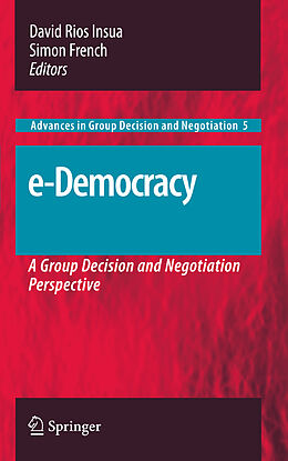 Livre Relié E-Democracy de 