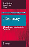 E-Book (pdf) e-Democracy von David Rios Insua, Simon French