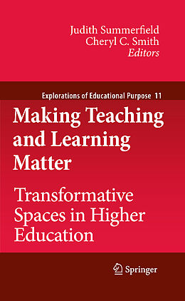 E-Book (pdf) Making Teaching and Learning Matter von Judith Summerfield, Cheryl C. Smith