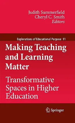E-Book (pdf) Making Teaching and Learning Matter von Judith Summerfield, Cheryl C. Smith