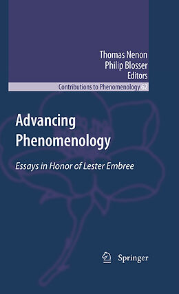 Fester Einband Advancing Phenomenology von 