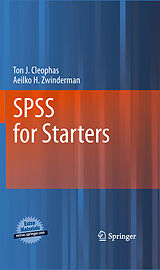 eBook (pdf) SPSS for Starters de Ton J. Cleophas, Aeilko H. Zwinderman