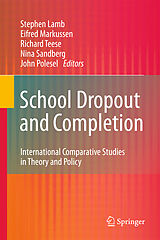 Livre Relié School Dropout and Completion de 