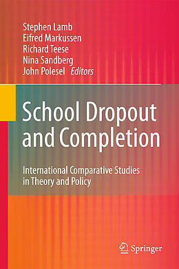 Livre Relié School Dropout and Completion de 