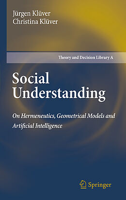 Livre Relié Social Understanding de Jürgen Klüver, Christina Klüver