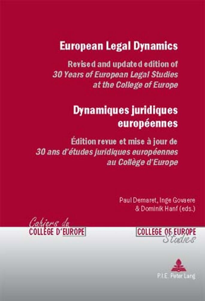 European Legal Dynamics - Dynamiques juridiques européennes