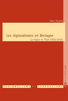 Couverture cartonnée Les régionalismes en Bretagne de Yann Fournis