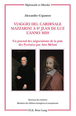 Couverture cartonnée Viaggio del Cardinale Mazzarini a St Jean de Luz l'anno 1659 de 