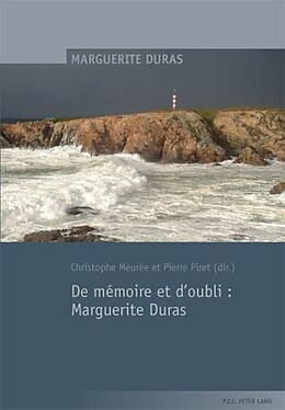 Couverture cartonnée De mémoire et d'oubli : Marguerite Duras de 