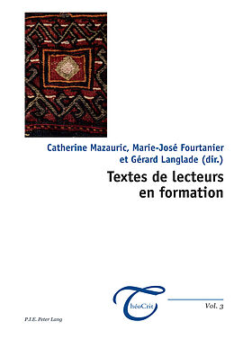 Couverture cartonnée Textes de lecteurs en formation de 