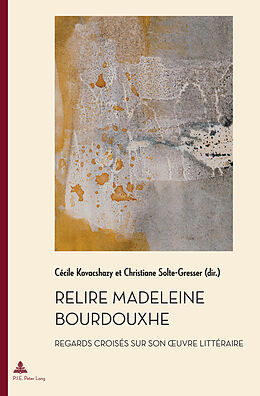 Couverture cartonnée Relire Madeleine Bourdouxhe de 