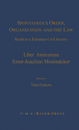 Fester Einband Spontaneous Order, Organization and the Law von Talia Einhorn