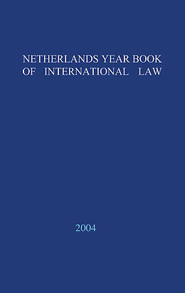 Livre Relié Netherlands Yearbook of International Law - 2003 de 