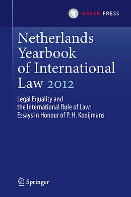 Livre Relié Netherlands Yearbook of International Law 2012 de 