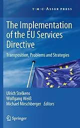 Kartonierter Einband The Implementation of the EU Services Directive von 